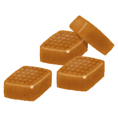 キャラメルのイラスト