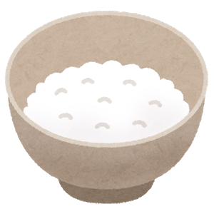 お茶碗半分のご飯