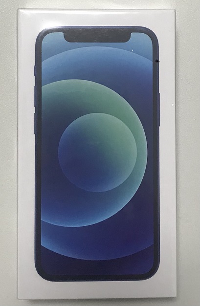 iPhone12 mini blueのパッケージ