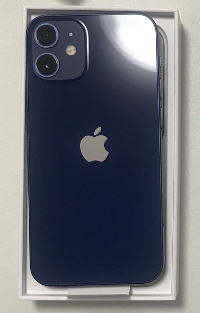 iPhone12 mini blue本体